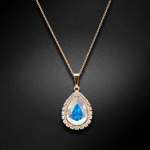 Кулон "Debesu Piliens (Aurora Borealis)" с кристаллами Swarovski™
